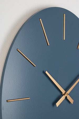 Orologio da Parete Metallo Rosso Moderno 60 cm - TINO Colore: Blu