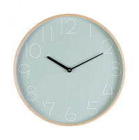 Orologio da Parete Legno Tortora Moderno 30 cm - BRILLO Colore: Verde