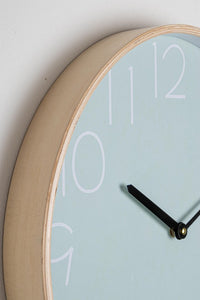 Orologio da Parete Legno Tortora Moderno 30 cm - BRILLO Colore: Verde