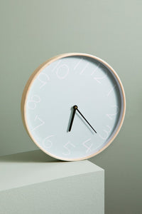 Orologio da Parete Legno Tortora Moderno 30 cm - BRILLO Colore: Verde