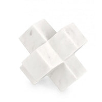 Decorazione Croce Marmo Grigio Moderna da Interni - PABLO Colore: Bianco