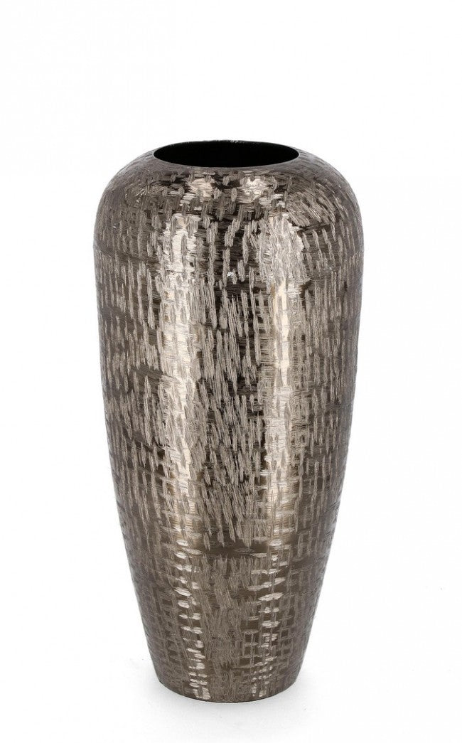 Porta Vaso Metallo Nero Industriale H39,6 cm - BROOKS Colore: Nero