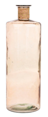 Vaso in Vetro Rosa Stile Boho H79 cm - ALIYAH Colore: Rosa