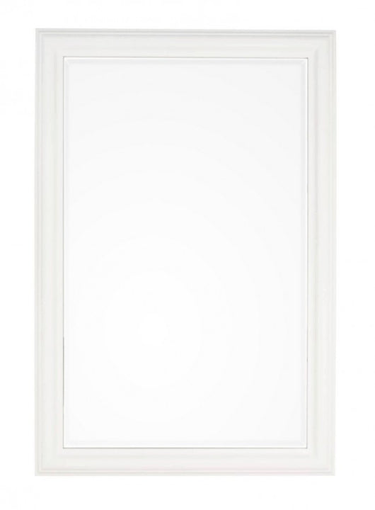 Specchio Legno Bianco Classico da Parete 60x90 cm - ALLEN Colore: Bianco