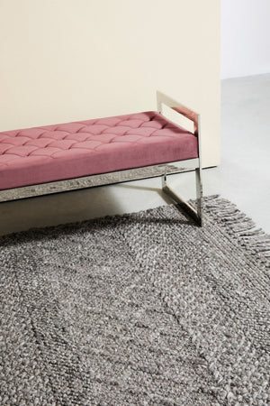 Tappeto Cotone Beige Boho da Interno - MORGAN Dimensione: 160x230, Colore: Marrone