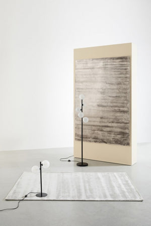 Tappeto Viscosa Marrone Moderno da Interno 140x200 - RIVERA Dimensione: 140x200, Colore: Marrone