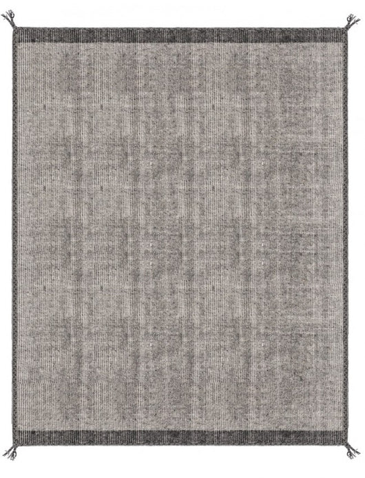 Tappeto Artigianale Tessuto Grigio Moderno da Interno - COOPER Dimensione: 200x300, Colore: Grigio