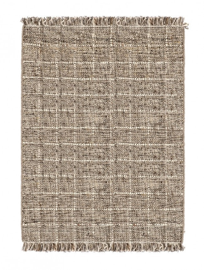 Tappeto Tessuto Beige Boho da Interno - COX Dimensione: 140x200, Colore: Marrone