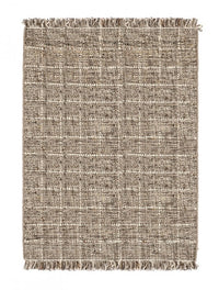 Tappeto Tessuto Beige Boho da Interno - COX Dimensione: 140x200, Colore: Marrone