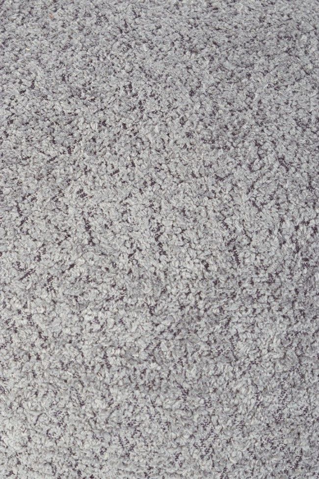 Sgabello Bouclé Rosso Scandinavo da Interno - SIENNA Colore: Grigio