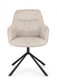 Set 2 Poltrone in Ecopelle Nera Moderna da Interno - EFFORTLESS Colore: Bianco