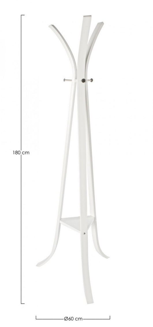Appendiabiti Metallo Tortora Moderno da Interno - CELESTIALE Colore: Bianco