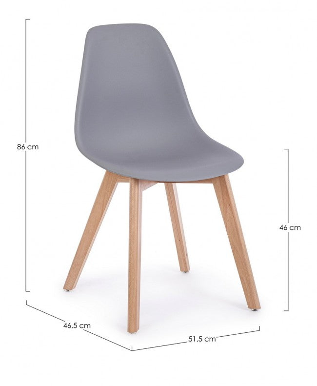 Poltrona Sospesa con corda intrecciata - JASMINE Colore: Grigio