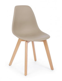 Poltrona Sospesa con corda intrecciata - JASMINE Colore: Tortora