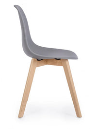 Poltrona Sospesa con corda intrecciata - JASMINE Colore: Grigio