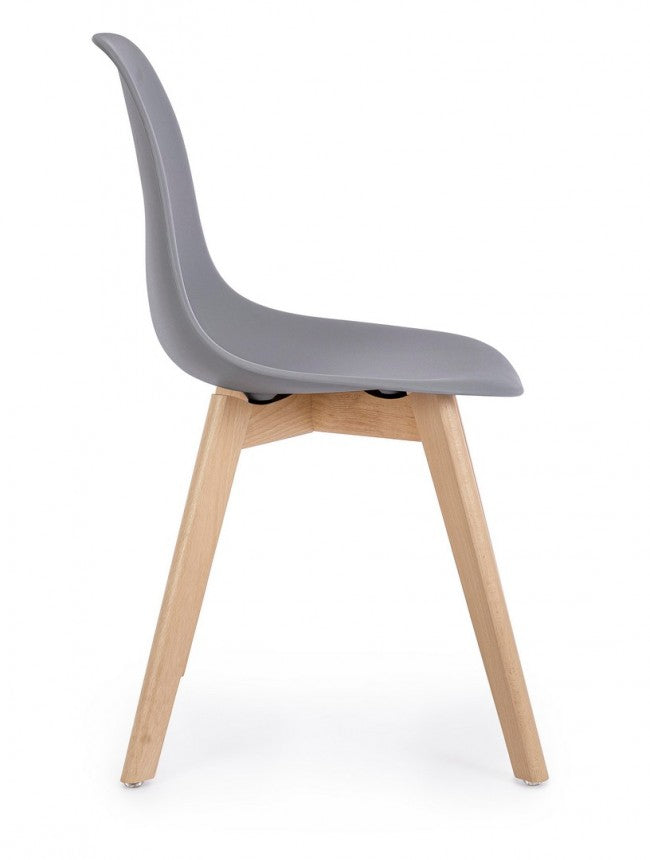 Poltrona Sospesa con corda intrecciata - JASMINE Colore: Grigio