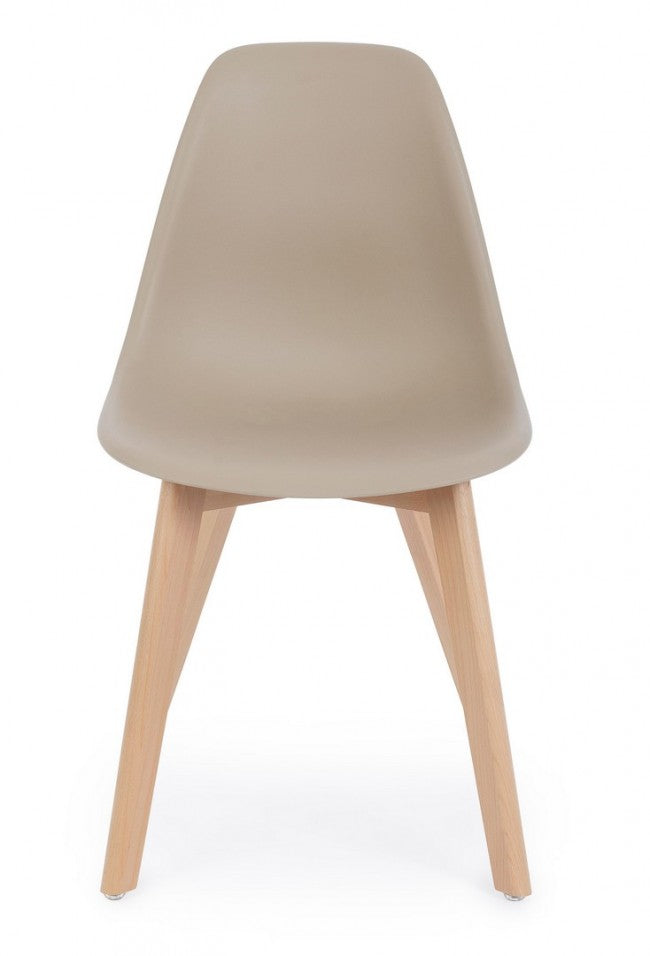 Poltrona Sospesa con corda intrecciata - JASMINE Colore: Tortora