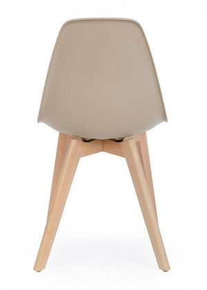 Poltrona Sospesa con corda intrecciata - JASMINE Colore: Tortora