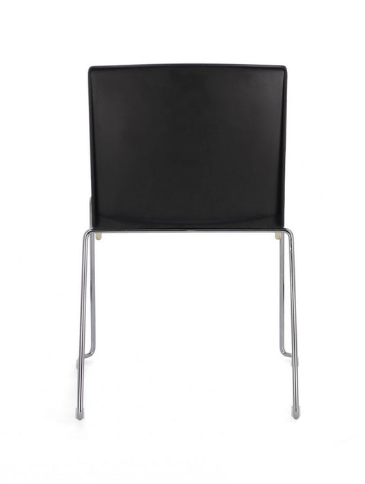 Set 4 Sedie Resina Verde Moderne da Interno - AMARA Colore: Antracite