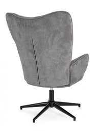 Poltrona Tessuto Verde Moderna da Interno - LUCILLE Colore: Grigio