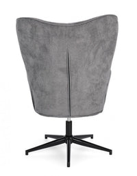 Poltrona Tessuto Verde Moderna da Interno - LUCILLE Colore: Grigio