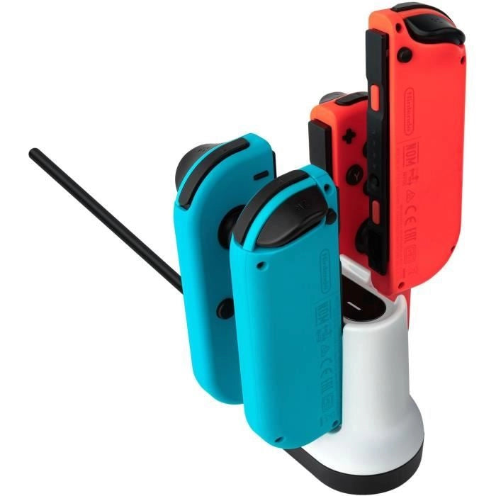 Caricabatterie - PDP - Per 2 paia di controller Joy-Con Nintendo Switch - Bianco