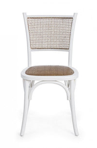 Sedia Legno Bianco Vintage da Interno - CATA Colore: Bianco