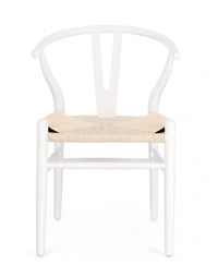 Sedia Legno Marrone Moderna da Interno - DIANA Colore: Bianco