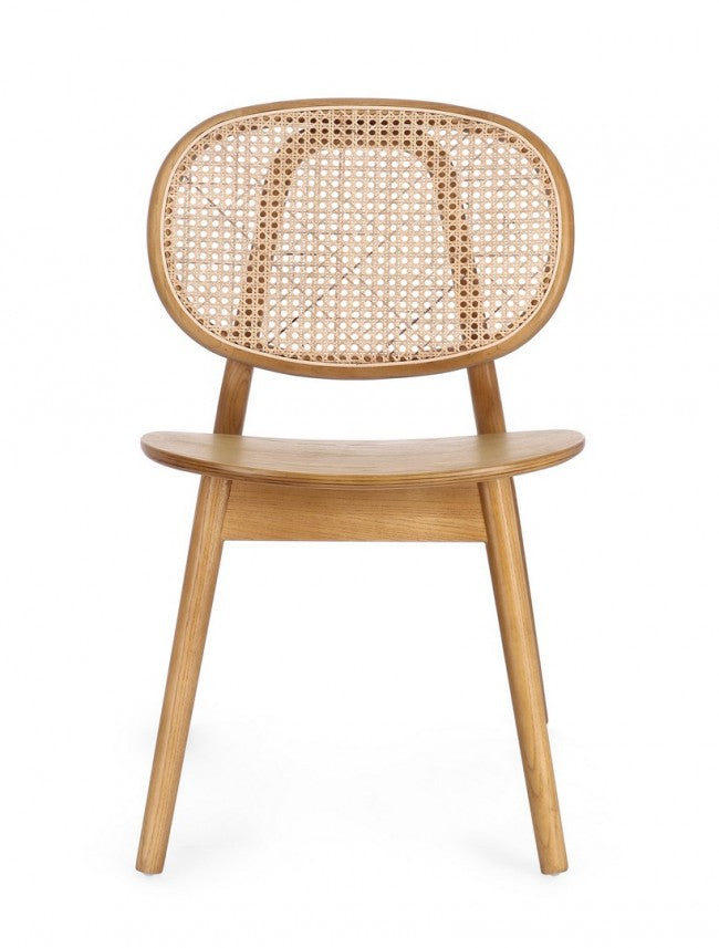 Sedia Legno Nero Moderna da Interno - ELOISE Colore: Marrone