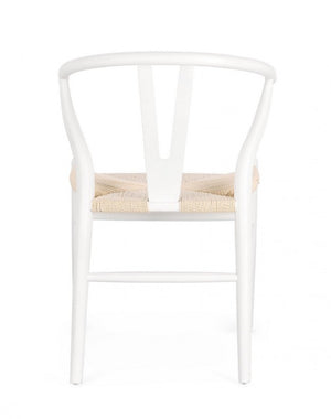 Sedia Legno Marrone Moderna da Interno - DIANA Colore: Bianco