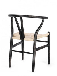 Set 2 Sedie Legno Marrone Moderno da Interno - DIANA Colore: Marrone