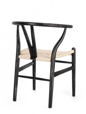 Set 2 Sedie Legno Marrone Moderno da Interno - DIANA Colore: Marrone