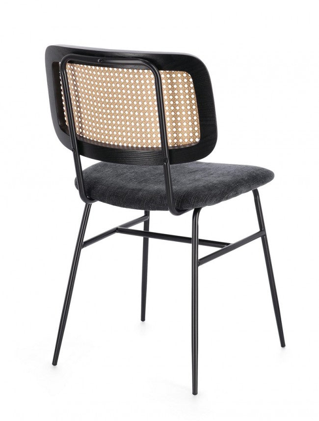 Set 2 Sedie in Fibra Sintetica Grigio Industriale da Interno - VIVIANA Colore: Grigio