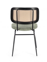 Set 2 Sedie in Fibra Sintetica Grigio Industriale da Interno - VIVIANA Colore: Verde