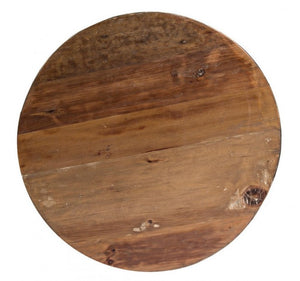 Tavolino Rotondo Legno Bianco Moderno da Interno - ZEN Dimensione: D70, Colore: Bianco