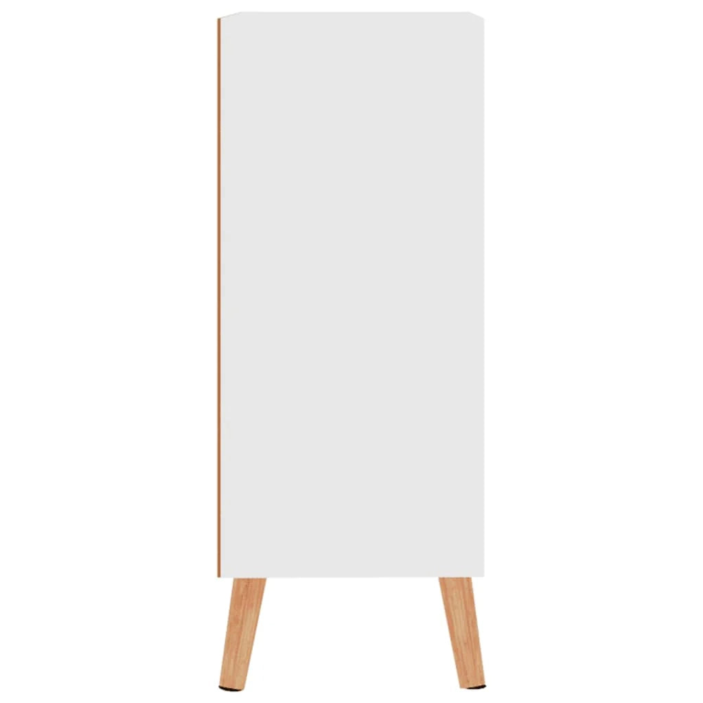 Credenza buffet cassettiera mobile contenitore organizer cucina soggiorno soggiorno 60 x 30 x 72 cm derivati ​​del legno bianco 02_0030335