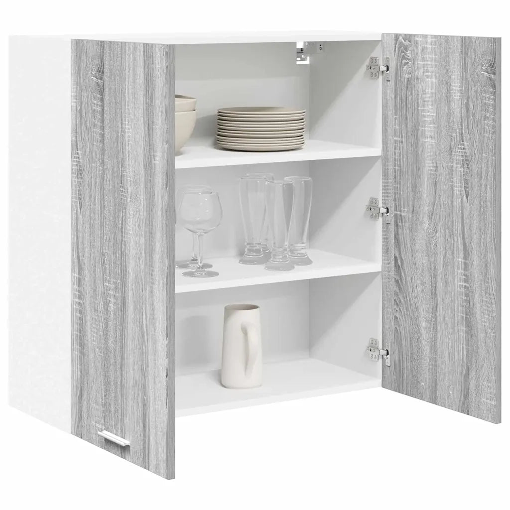 Armadio pensile Grigio Sonoma 80 x 31 x 80 cm Legno multistrato