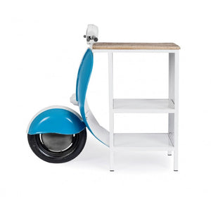 Consolle Bar Legno Blu Industriale da Interno - JADE Colore: Blu