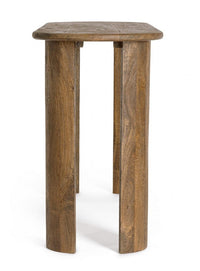 Consolle Ovale Legno Naturale Moderna da Interno - BRANCH Colore: Marrone