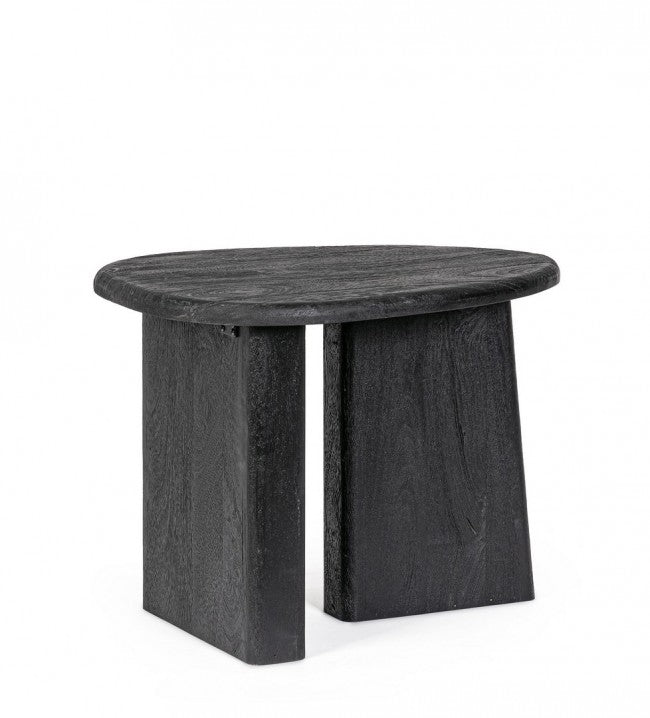 Tavolino Legno Marrone Rustico da Interno - ENIGMA Colore: Nero