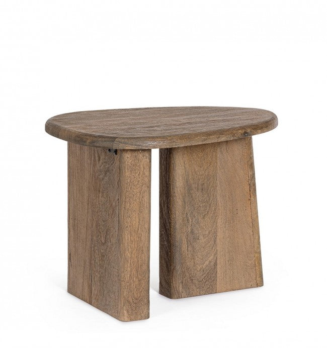 Tavolino Legno Marrone Rustico da Interno - ENIGMA Colore: Marrone