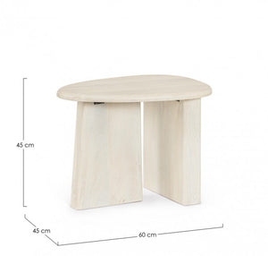 Tavolino Legno Marrone Rustico da Interno - ENIGMA Colore: Marrone