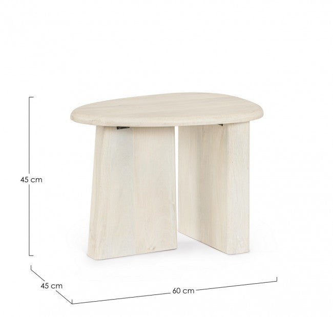 Tavolino Legno Marrone Rustico da Interno - ENIGMA Colore: Marrone