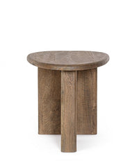 Tavolino Legno Marrone Rustico da Interno - ENIGMA Colore: Marrone