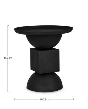 Tavolino Design Acciaio Verde Moderno da Interno - SYMPHONY Colore: Nero