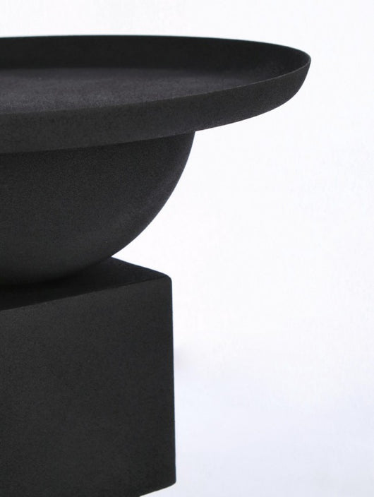 Tavolino Design Acciaio Verde Moderno da Interno - SYMPHONY Colore: Nero