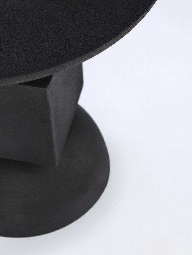 Tavolino Design Acciaio Verde Moderno da Interno - SYMPHONY Colore: Nero