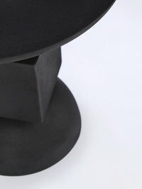 Tavolino Design Acciaio Verde Moderno da Interno - SYMPHONY Colore: Nero