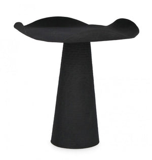 Tavolino Metallo Beige Moderno da Interno - HONY Dimensione: D46, Colore: Nero