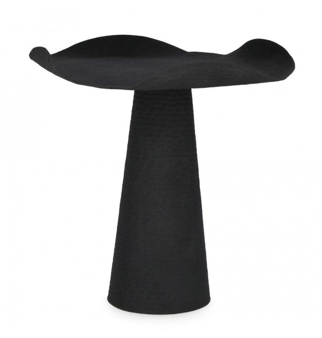 Tavolino Metallo Beige Moderno da Interno - HONY Dimensione: D46, Colore: Nero